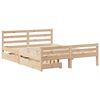 vidaXL Bed Frame without Mattress 160x200 cm Solid Wood Pine