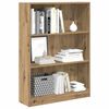 vidaXL Bookcase Artisian Oak 80x24x109 cm Engineered Wood