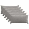 vidaXL Cushion Cover 6 pcs HEERLEN Light Grey 40 x 80 cm Corduroy