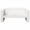 vidaXL Garden Sofa White 134 x 60 x 62 cm Solid Pine Wood