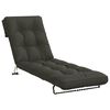 vidaXL Sunlounger Cushion VIANEN 100% Polyester Anthracite