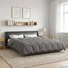 vidaXL Full Year Duvet Quilted Light Grey 200 x 220 cm Microfiber
