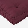 vidaXL Pallet Sofa Cushion Maroon Fabric