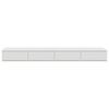vidaXL Bed Drawers White 140 x 36.5 x 16.5 cm Engineered Wood