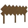 vidaXL Bed Headboard | Honey brown | Solid pine wood | Medium