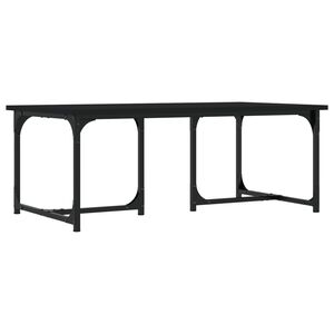 vidaXL Coffee Table Black 90x50x35 cm Engineered Wood