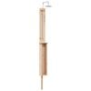 vidaXL Outdoor Shower Natural 24 x 19 x 246 cm Solid Pine Wood