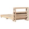vidaXL Bed Frame without Mattress 75x190 cm Small Single Solid Wood Pine