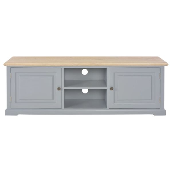 vidaXL TV Cabinet Grey 120x30x40 cm Wood