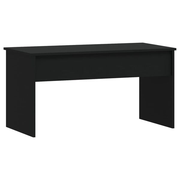 vidaXL Coffee Table Black 102x50.5x52.5 cm Engineered Wood
