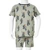 Kids' Pyjamas with Short Sleeves Light Khaki 140