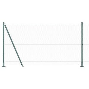 vidaXL Welded Wire Fence with Concrete Base 10 x 1.2 m (W x H)