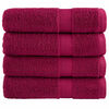 vidaXL Premium Shower Towels SOLUND 4pcs Bordeaux 70x140cm 600gsm