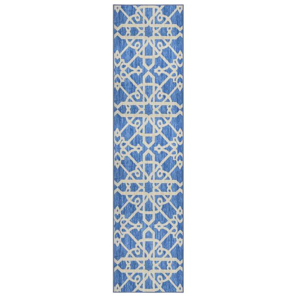 vidaXL Carpet Runner Blue 80x350 cm