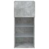 vidaXL TV Cabinets with LED Lights 2 pcs Concrete Grey 40.5x30x90 cm
