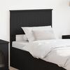 vidaXL Headboard with Headboard Black Oak 75 cm Engineered wood