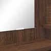 vidaXL Bedroom Dressing Tables with Shelf Brown Oak 80 x 39.6 x 135 cm