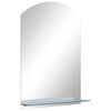vidaXL Wall Mirror | Clear | Toughened glass | 40x60 cm | Wall mounting