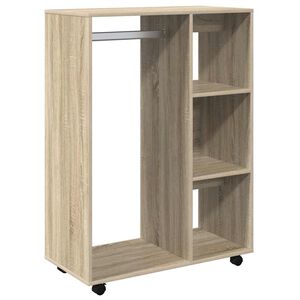 vidaXL Wardrobe Sonoma Oak 80x40x110 cm Engineered Wood