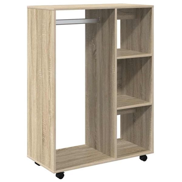 vidaXL Wardrobe Sonoma Oak 80x40x110 cm Engineered Wood