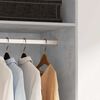 vidaXL Wardrobe Concrete Grey 50x50x200 cm Engineered Wood