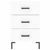 vidaXL Bedside Cabinet White 40x40x66 cm Engineered Wood