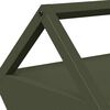 vidaXL Livestock Feeding Trough Olive Green 111 x 76 x 38 cm