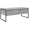 vidaXL Coffee Table Grey Sonoma 100 x 46 x 40 cm Engineered Wood