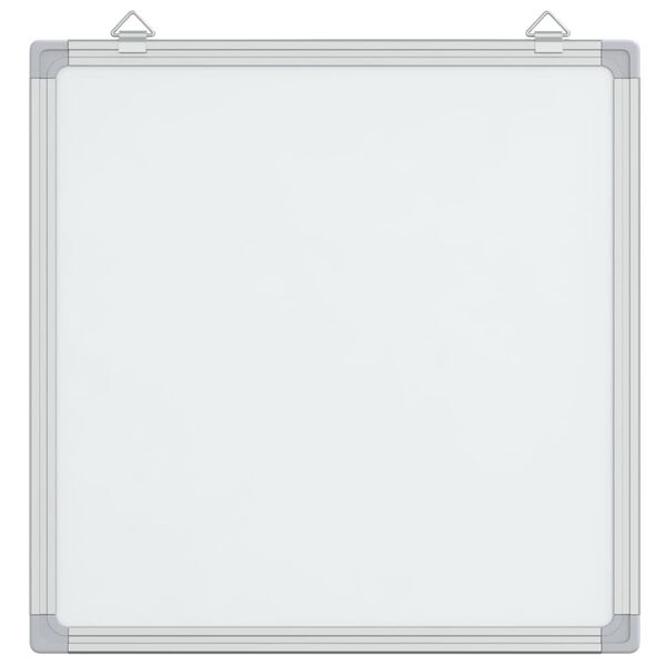 vidaXL Magnetic Whiteboard 60x60x1.7 cm Aluminium