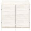 vidaXL Garden Shed White 102x52x112 cm Solid Wood Fir