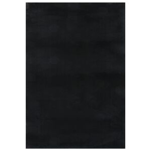vidaXL Washable Rug Soft Fluffy Short Pile 160x230 cm Anti Slip Black