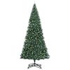 vidaXL Artificial Pre-lit Christmas Tree with Stand Green 500 cm PVC