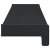 vidaXL Window Sill Anthracite with Wood Grain 100 x 10 x 4.5 cm PVC