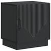 vidaXL Bedside Table Black 43 x 34.5 x 47 cm Engineered Wood