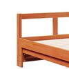 vidaXL Daybed without Mattress Wax Brown 90x190 cm Solid Wood Pine