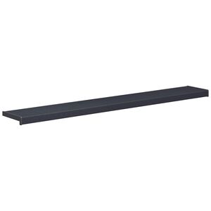 vidaXL Window Sill Anthracite with wood grain 140 x 25 x 4.5 cm PVC