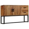 vidaXL Sideboard Brown 110x30x70 cm Solid Wood Acacia
