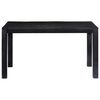 vidaXL Dining Table Black 140x80x76 cm Solid Mango Wood