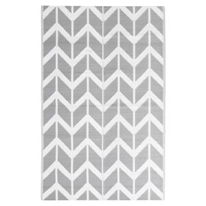 vidaXL Outdoor Rug ARAKIL Grey 120x180 cm PP