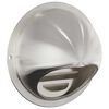 vidaXL Air Vent Covers 2 pcs Silver 80 mm Stainless Steel