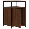 vidaXL Bedside Cabinets 2 pcs Brown Oak 40x42x60 cm Engineered Wood
