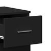 vidaXL Sideboards 2 pcs Black 59x39x80 cm Engineered Wood