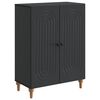 vidaXL Sideboard Black 66 x 34.5 x 90 cm Engineered Wood