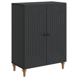 vidaXL Sideboard Black 66 x 34.5 x 90 cm Engineered Wood