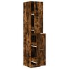 vidaXL Apothecary Cabinet&nbsp;Smoked Oak 30x41x174.5 cm Engineered Wood