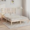 vidaXL Bed Frame without Mattress Solid Wood 150x200 cm King Size