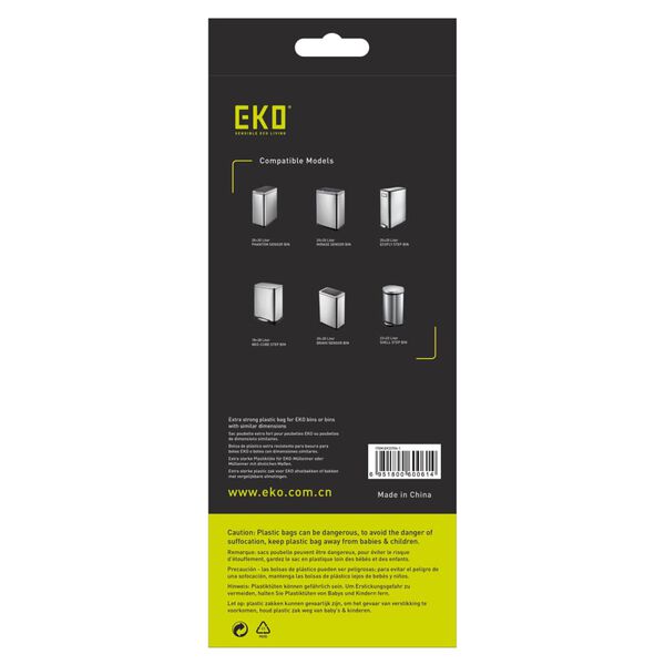 EKO Trash Bag Set F1 18-28 L 24x20 pcs White