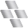 vidaXL Lawn Fence 20 pcs Galvanised Steel 100x20 cm