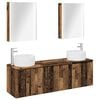 vidaXL Bathroom Cabinet Set 5 pcs Old Wood Engineered Wood