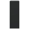 vidaXL Shoe Cabinet Black 60x34x96.5 cm Engineered Wood